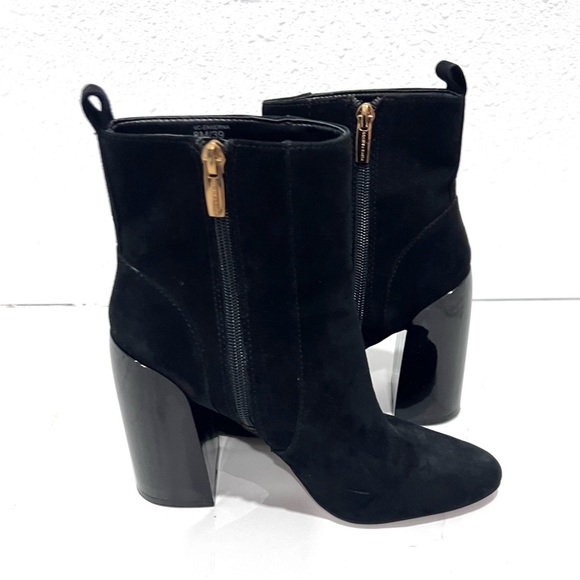 Vince Camuto Black Enverna Block Heel Bootie 8 - Picture 8 of 9